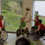 Training Rollstuhlbasketball des RSV Murnau