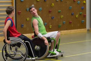 Training Rollstuhlbasketball des RSV Murnau