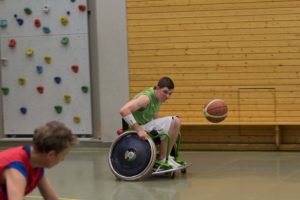Training Rollstuhlbasketball des RSV Murnau