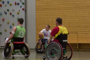 Training Rollstuhlbasketball des RSV Murnau