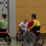 Training Rollstuhlbasketball des RSV Murnau