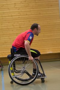 Training Rollstuhlbasketball des RSV Murnau