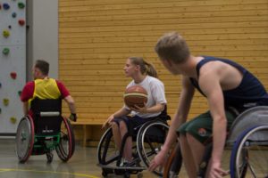 Training Rollstuhlbasketball des RSV Murnau