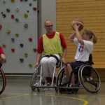 Training Rollstuhlbasketball des RSV Murnau