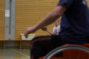 Training Rollstuhlbasketball des RSV Murnau