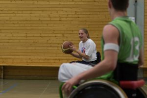 Training Rollstuhlbasketball des RSV Murnau