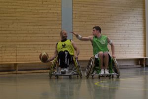 Training Rollstuhlbasketball des RSV Murnau