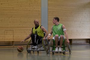 Training Rollstuhlbasketball des RSV Murnau