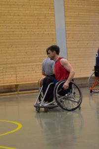 Training Rollstuhlbasketball des RSV Murnau
