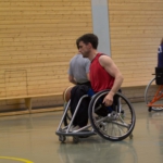 Training Rollstuhlbasketball des RSV Murnau