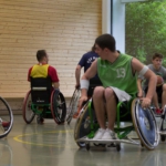 Training Rollstuhlbasketball des RSV Murnau