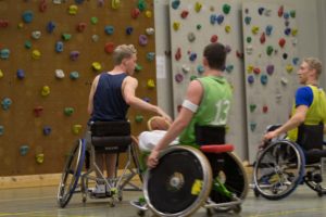Training Rollstuhlbasketball des RSV Murnau