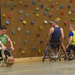 Training Rollstuhlbasketball des RSV Murnau