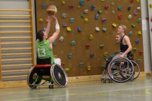 Training Rollstuhlbasketball des RSV Murnau