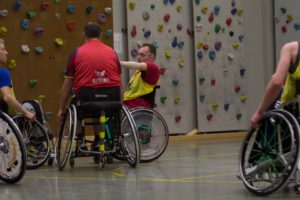 Training Rollstuhlbasketball des RSV Murnau