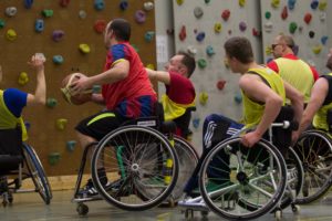 Training Rollstuhlbasketball des RSV Murnau