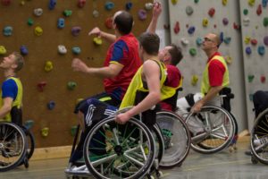 Training Rollstuhlbasketball des RSV Murnau
