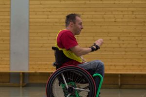 Training Rollstuhlbasketball des RSV Murnau