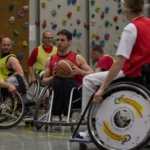 Training Rollstuhlbasketball des RSV Murnau