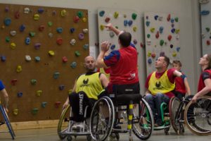 Training Rollstuhlbasketball des RSV Murnau