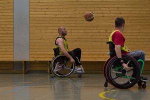 Training Rollstuhlbasketball des RSV Murnau