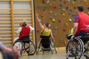 Training Rollstuhlbasketball des RSV Murnau