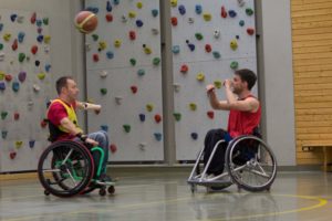 Training Rollstuhlbasketball des RSV Murnau
