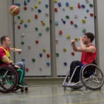 Training Rollstuhlbasketball des RSV Murnau