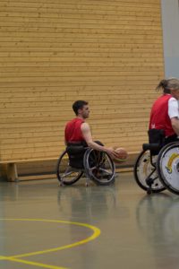 Training Rollstuhlbasketball des RSV Murnau