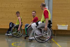 Training Rollstuhlbasketball des RSV Murnau