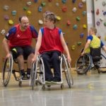 Training Rollstuhlbasketball des RSV Murnau