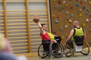 Training Rollstuhlbasketball des RSV Murnau