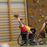 Training Rollstuhlbasketball des RSV Murnau