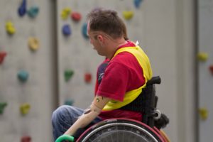 Training Rollstuhlbasketball des RSV Murnau