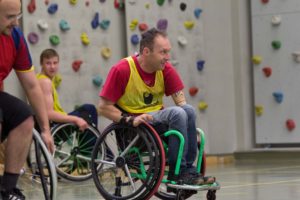 Training Rollstuhlbasketball des RSV Murnau