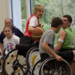 Training Rollstuhlbasketball des RSV Murnau