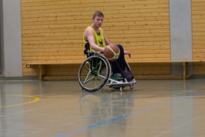 Training Rollstuhlbasketball des RSV Murnau
