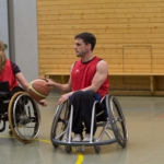 Training Rollstuhlbasketball des RSV Murnau