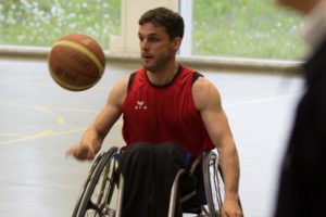 Training Rollstuhlbasketball des RSV Murnau