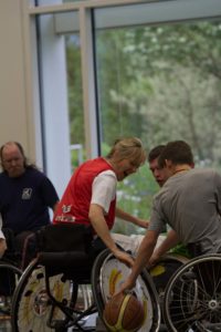 Training Rollstuhlbasketball des RSV Murnau