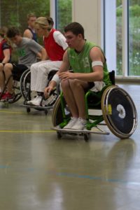 Training Rollstuhlbasketball des RSV Murnau