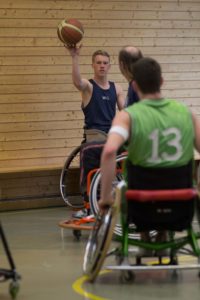 Training Rollstuhlbasketball des RSV Murnau