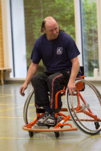 Training Rollstuhlbasketball des RSV Murnau
