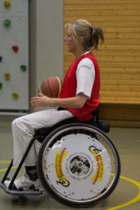 Training Rollstuhlbasketball des RSV Murnau