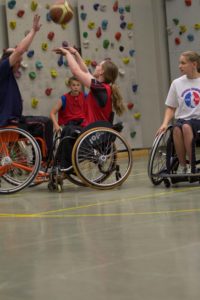 Training Rollstuhlbasketball des RSV Murnau