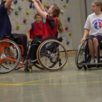 Training Rollstuhlbasketball des RSV Murnau