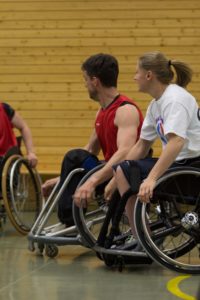 Training Rollstuhlbasketball des RSV Murnau