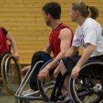 Training Rollstuhlbasketball des RSV Murnau