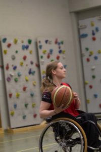 Training Rollstuhlbasketball des RSV Murnau