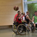 Training Rollstuhlbasketball des RSV Murnau